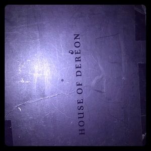 House of Dereon Janette Blk Suede Boot w/Faux Fur